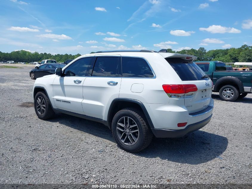 2017 Jeep Grand Cherokee Limited 4X4 VIN: 1C4RJFBG0HC734911 Lot: 39475110