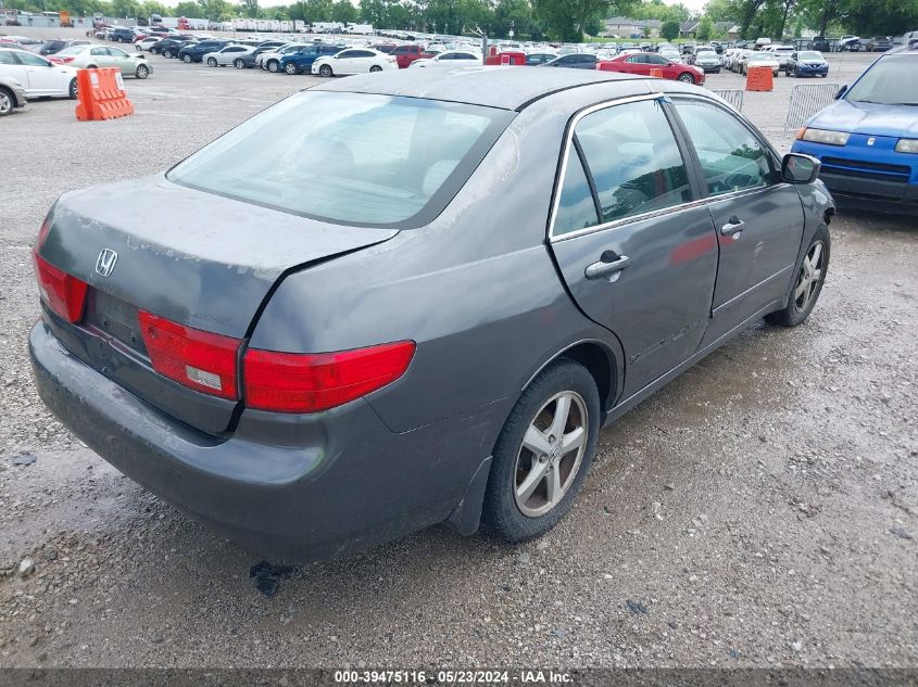 2005 Honda Accord 2.4 Ex VIN: 1HGCM567X5A108714 Lot: 39475116