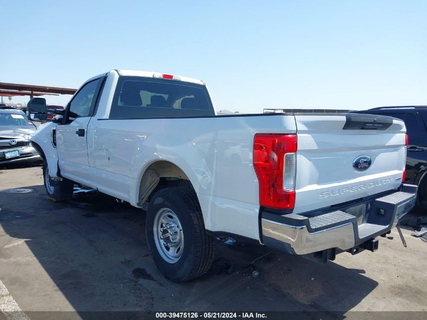 2019 Ford F-250 Xl VIN: 1FTBF2A66KEC43789 Lot: 39475126