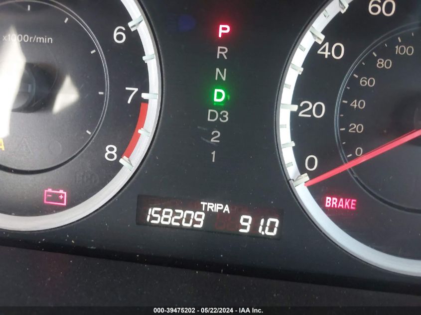 2010 Honda Accord 2.4 Ex-L VIN: 1HGCP2F80AA083489 Lot: 39475202