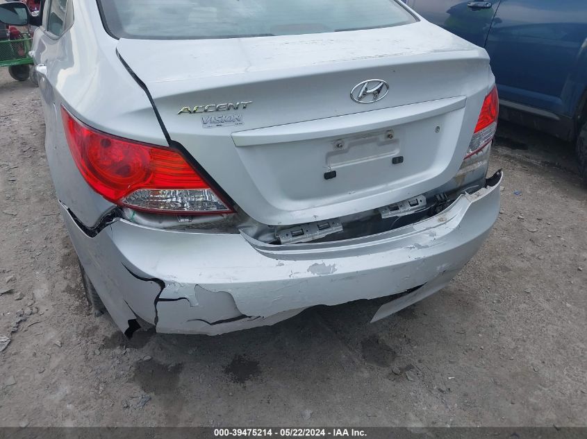 2013 Hyundai Accent Gls VIN: KMHCT4AEXDU387561 Lot: 39475214