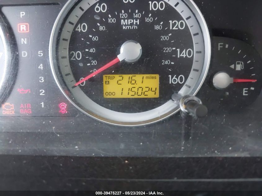 2004 Kia Amanti VIN: KNALD124445022189 Lot: 39475227