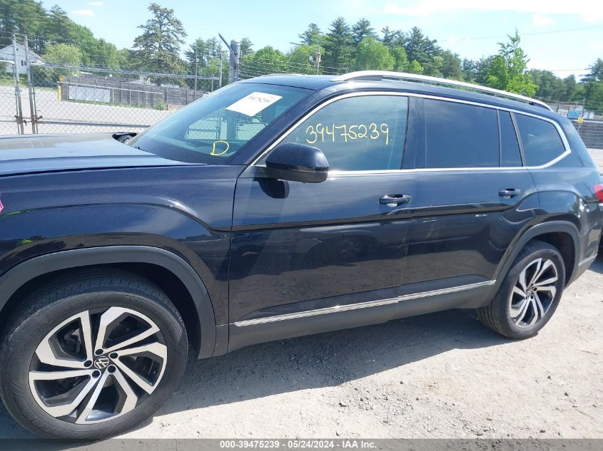 2021 Volkswagen Atlas 3.6L V6 Sel Premium VIN: 1V2TR2CA8MC515270 Lot: 39475239