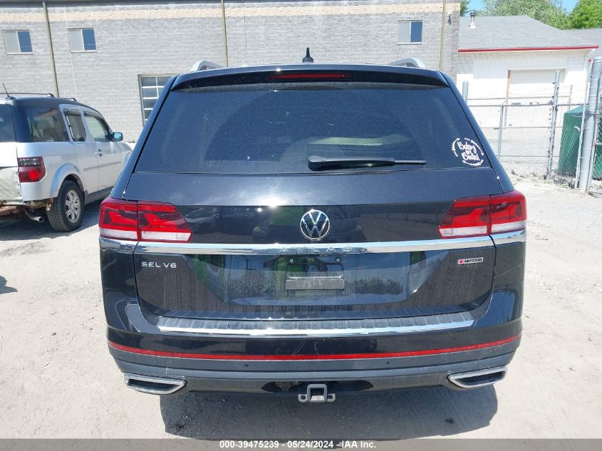 2021 Volkswagen Atlas 3.6L V6 Sel Premium VIN: 1V2TR2CA8MC515270 Lot: 39475239