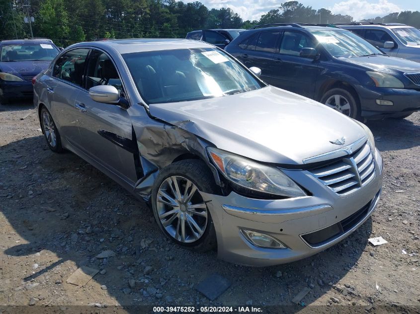 2013 Hyundai Genesis 3.8 VIN: KMHGC4DD0DU242274 Lot: 39475252