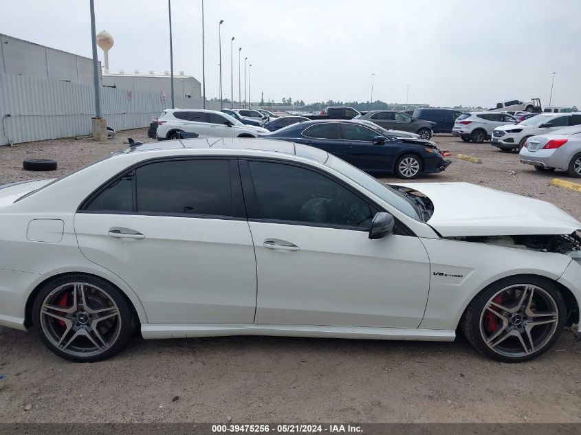 2012 Mercedes-Benz E 63 Amg VIN: WDDHF7EB3CA643130 Lot: 39475256