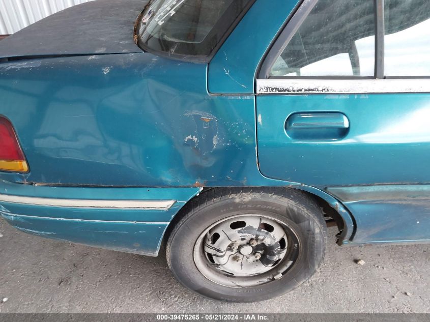 1995 Ford Escort Lx/Sport VIN: 3FASP13J9SR103425 Lot: 39475265