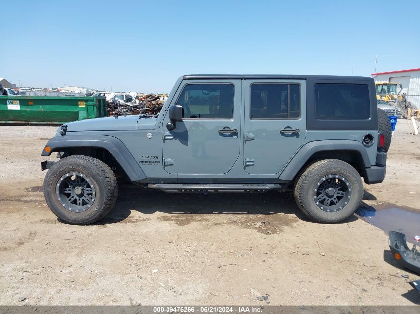 2015 Jeep Wrangler Unlimited Sport VIN: 1C4BJWDG5FL580952 Lot: 39475266