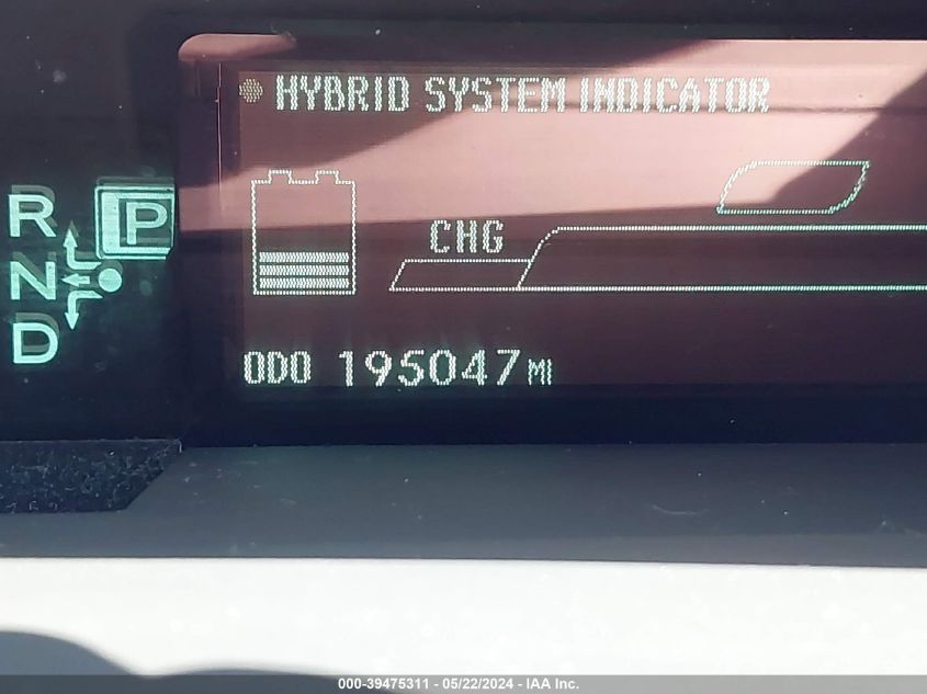 2010 Toyota Prius Ii VIN: JTDKN3DU1A0104734 Lot: 39475311