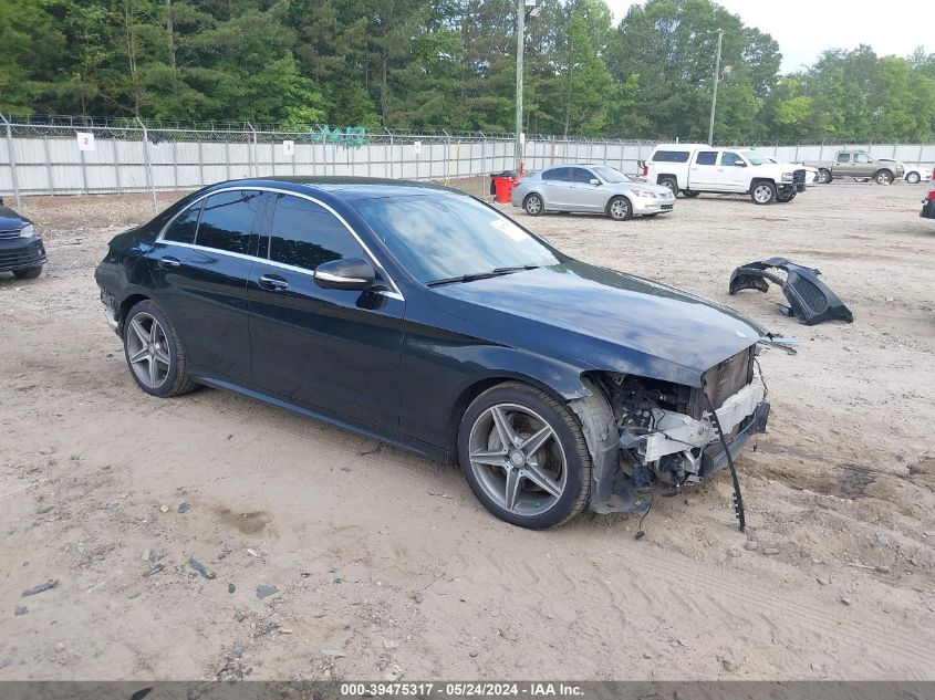 2015 Mercedes-Benz C 400 4Matic VIN: 55SWF6GB6FU026825 Lot: 39475317