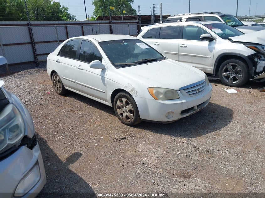 2005 Kia Spectra Ex/Lx/Sx VIN: KNAFE121855126962 Lot: 39475339