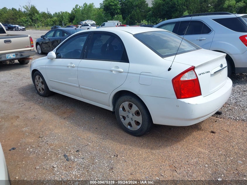 2005 Kia Spectra Ex/Lx/Sx VIN: KNAFE121855126962 Lot: 39475339