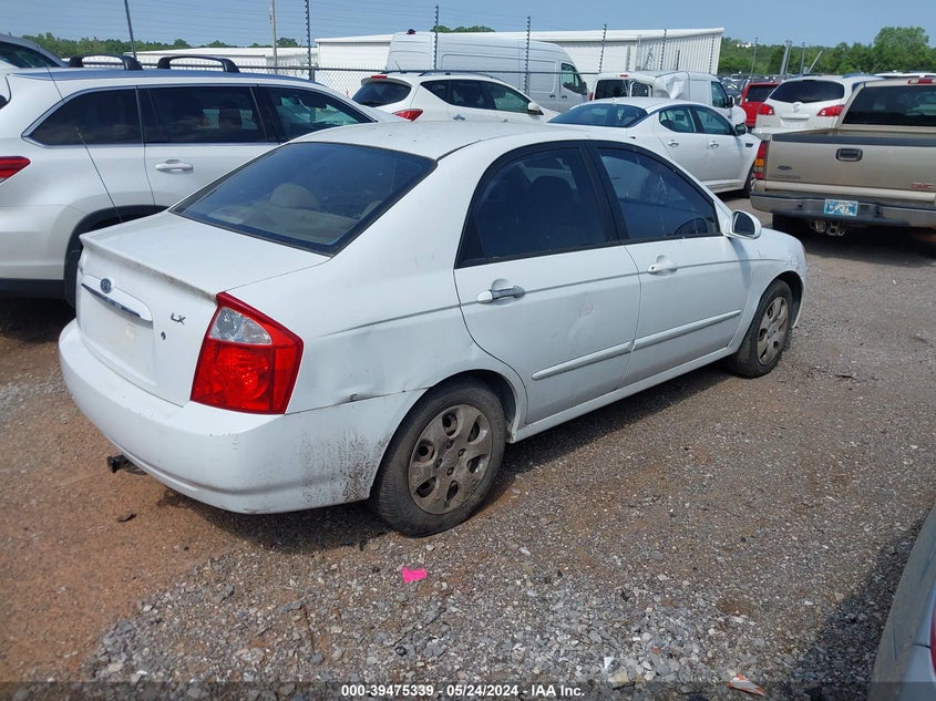 2005 Kia Spectra Ex/Lx/Sx VIN: KNAFE121855126962 Lot: 39475339