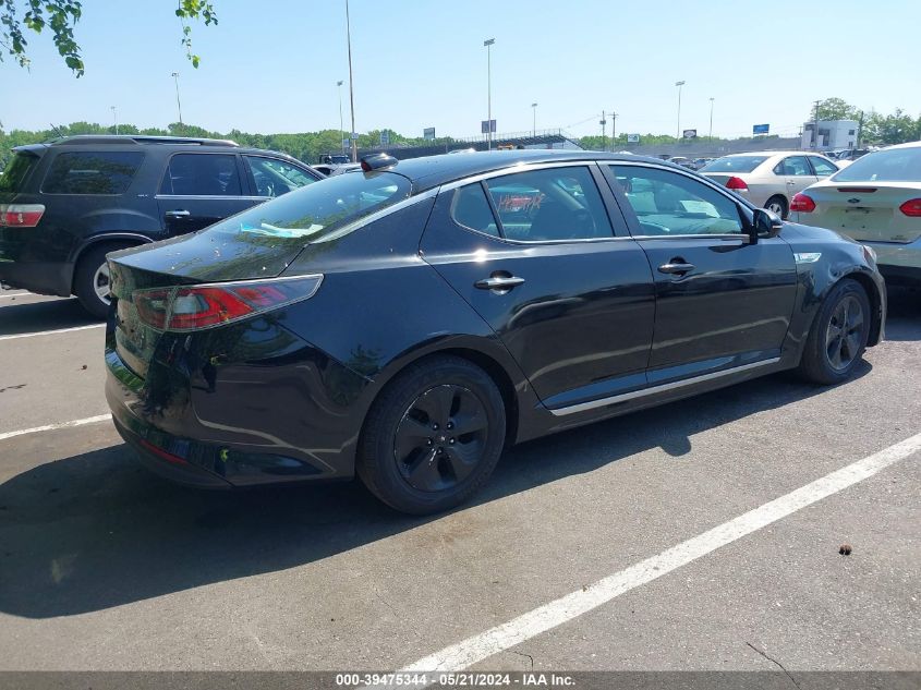 2014 Kia Optima Hybrid Lx VIN: KNAGM4AD8E5070753 Lot: 39475344