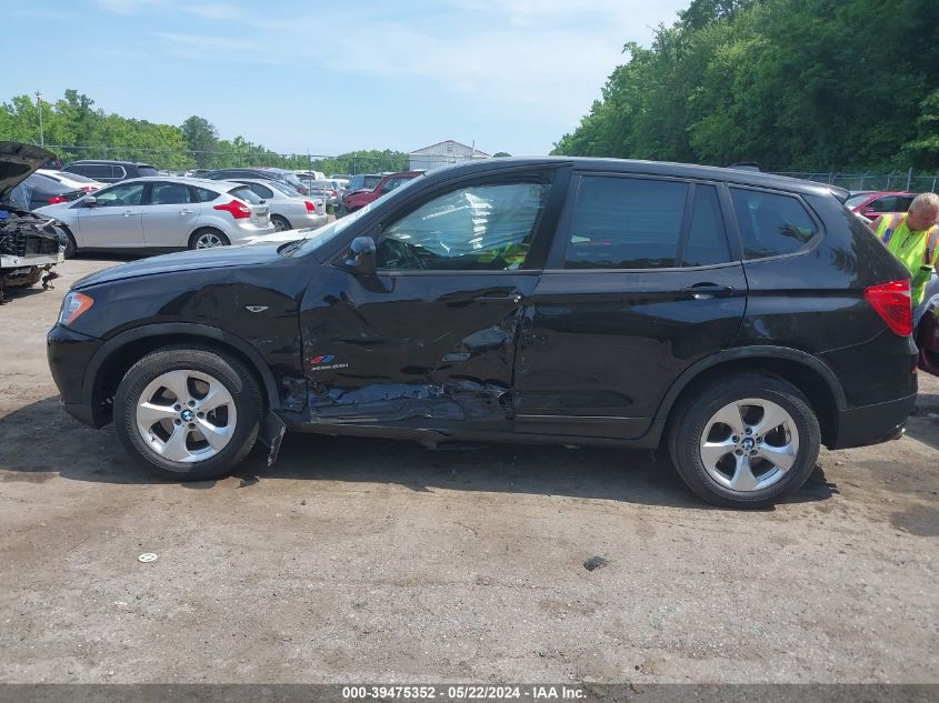 2011 BMW X3 xDrive28I VIN: 5UXWX5C53BL709628 Lot: 39475352