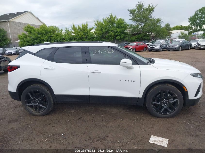 2022 Chevrolet Blazer Awd 2Lt VIN: 3GNKBHR44NS161109 Lot: 39475363