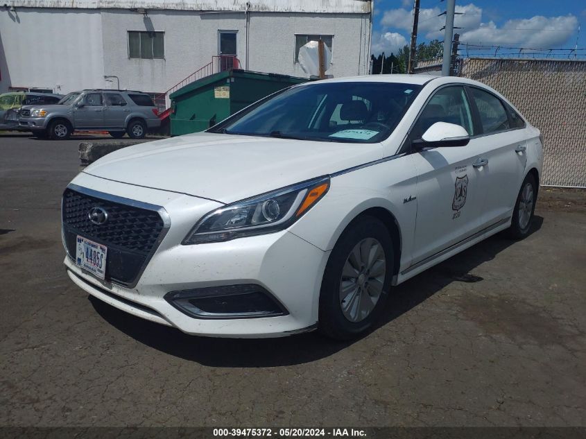 2016 Hyundai Sonata Hybrid Se VIN: KMHE24L13GA037457 Lot: 39475372