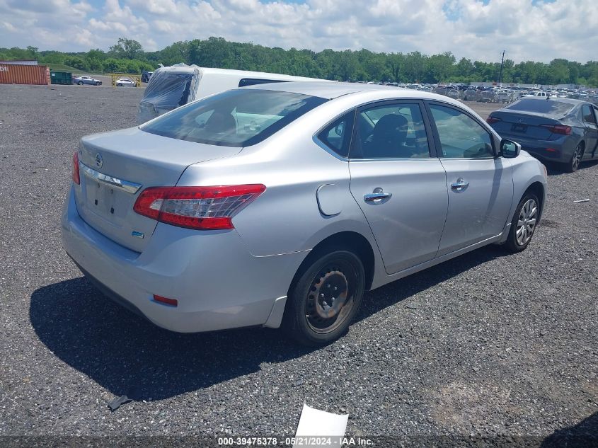 2014 Nissan Sentra S/Sv/Sr/Sl VIN: 3N1AB7AP3EL620454 Lot: 39475378