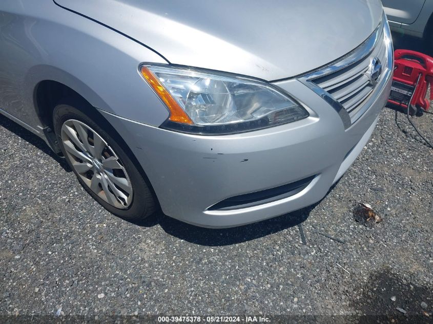 2014 Nissan Sentra S/Sv/Sr/Sl VIN: 3N1AB7AP3EL620454 Lot: 39475378