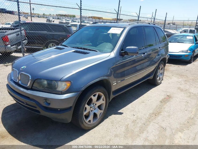 2003 BMW X5 4.4I VIN: 5UXFB33563LH49208 Lot: 39475386