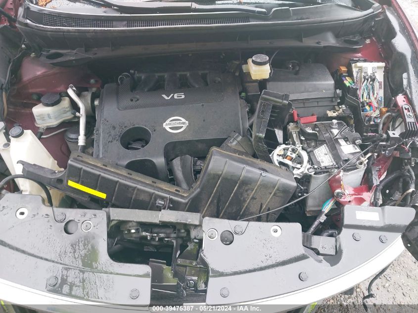 2010 Nissan Murano Le VIN: JN8AZ1MWXAW119997 Lot: 39475387