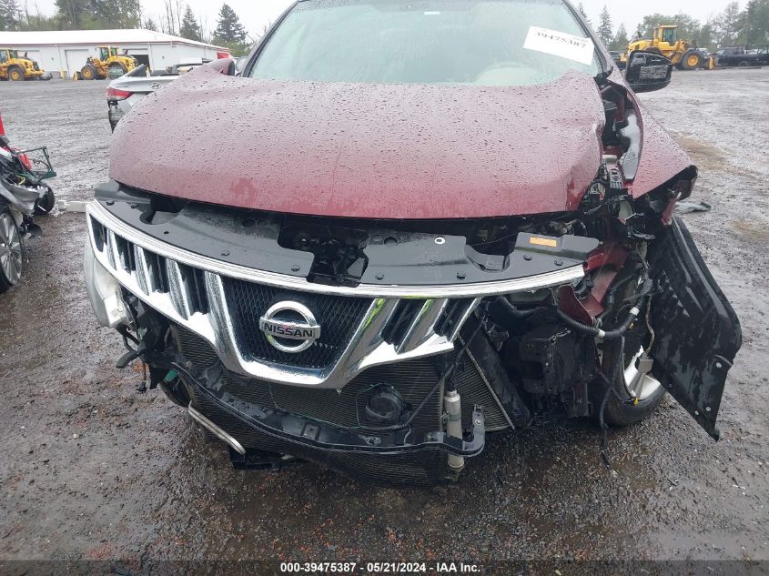 2010 Nissan Murano Le VIN: JN8AZ1MWXAW119997 Lot: 39475387