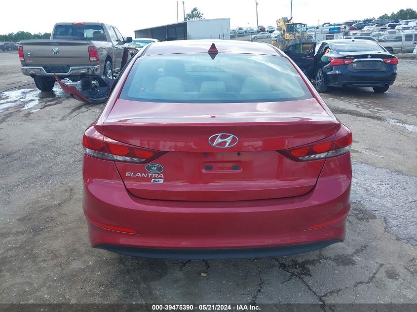 2017 Hyundai Elantra Se VIN: KMHD74LF8HU408735 Lot: 39475390