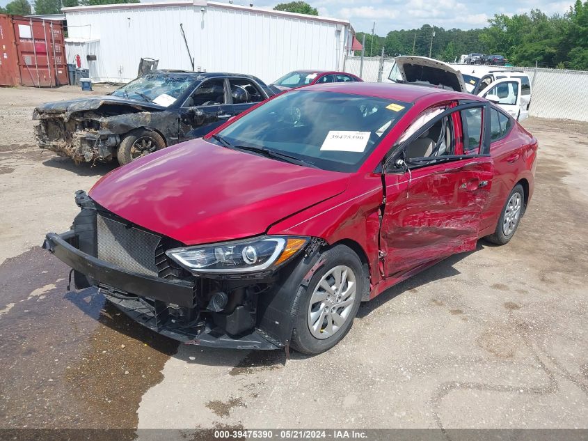 2017 Hyundai Elantra Se VIN: KMHD74LF8HU408735 Lot: 39475390