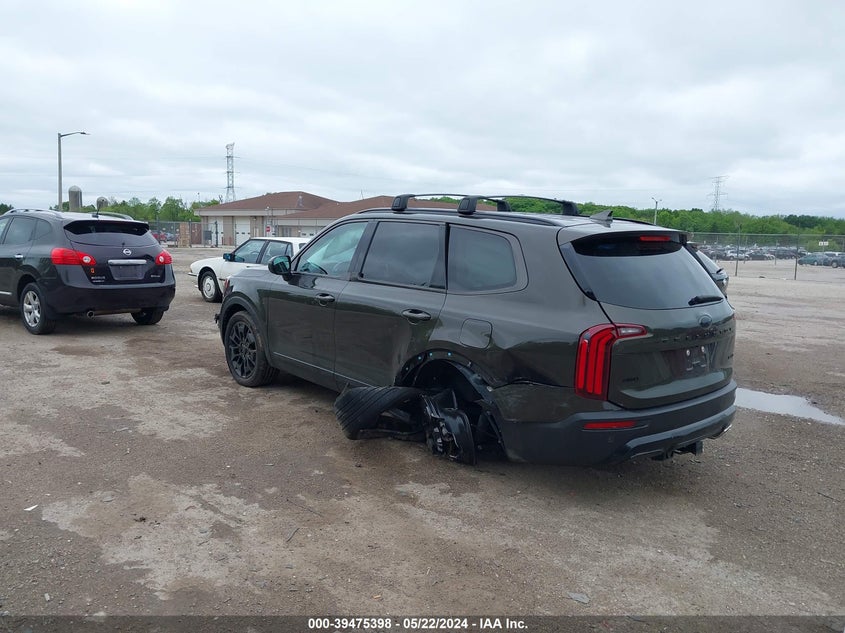 2021 Kia Telluride Ex VIN: 5XYP3DHC0MG182956 Lot: 39475398