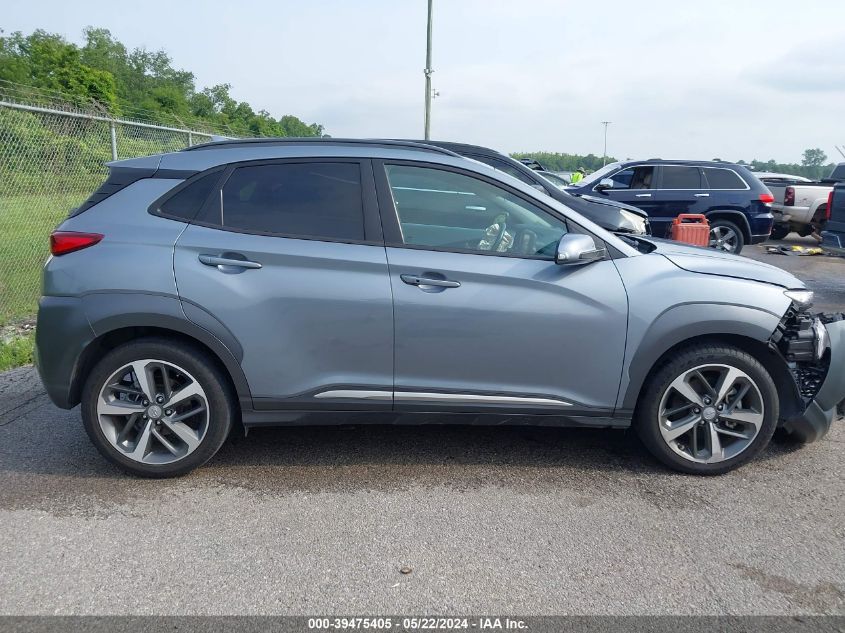 2021 Hyundai Kona Limited VIN: KM8K33A59MU655103 Lot: 39475405