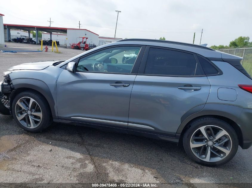 2021 Hyundai Kona Limited VIN: KM8K33A59MU655103 Lot: 39475405