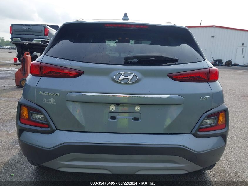 2021 Hyundai Kona Limited VIN: KM8K33A59MU655103 Lot: 39475405