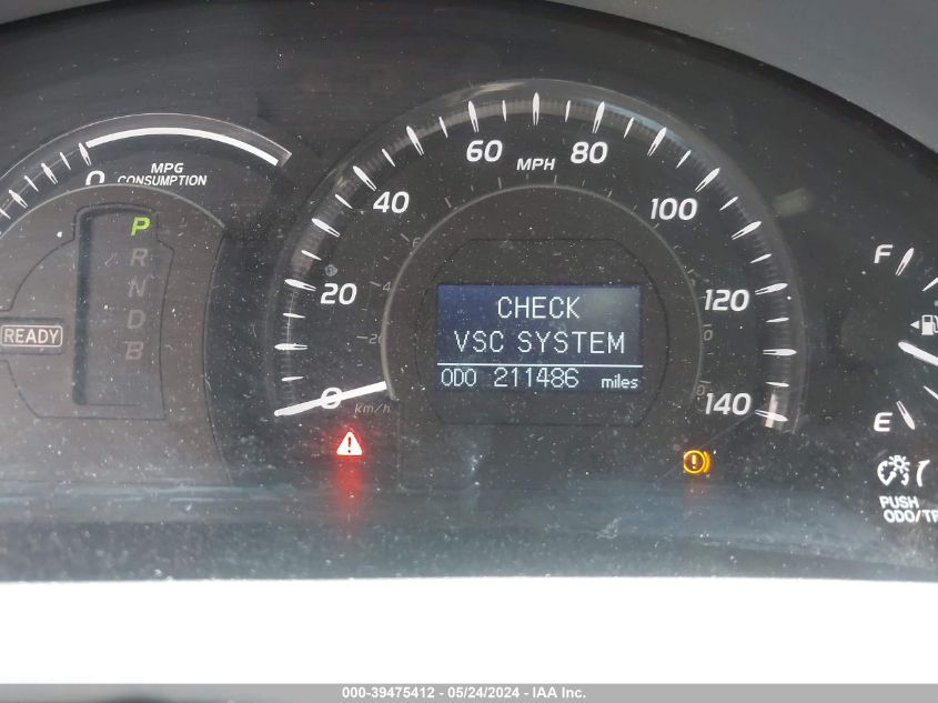 2007 Toyota Camry Hybrid VIN: JTNBB46K773044729 Lot: 39475412