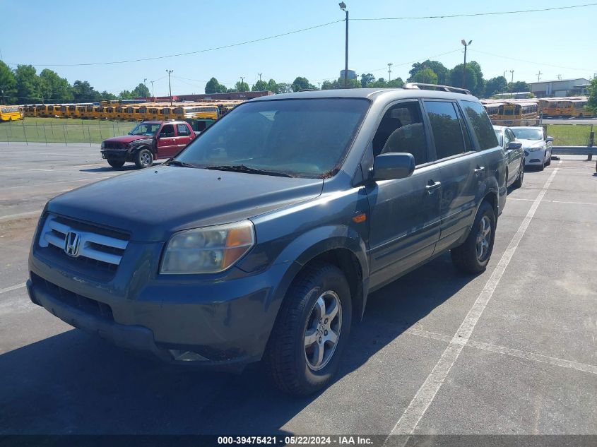 2008 Honda Pilot Ex-L VIN: 5FNYF18578B012828 Lot: 39475421