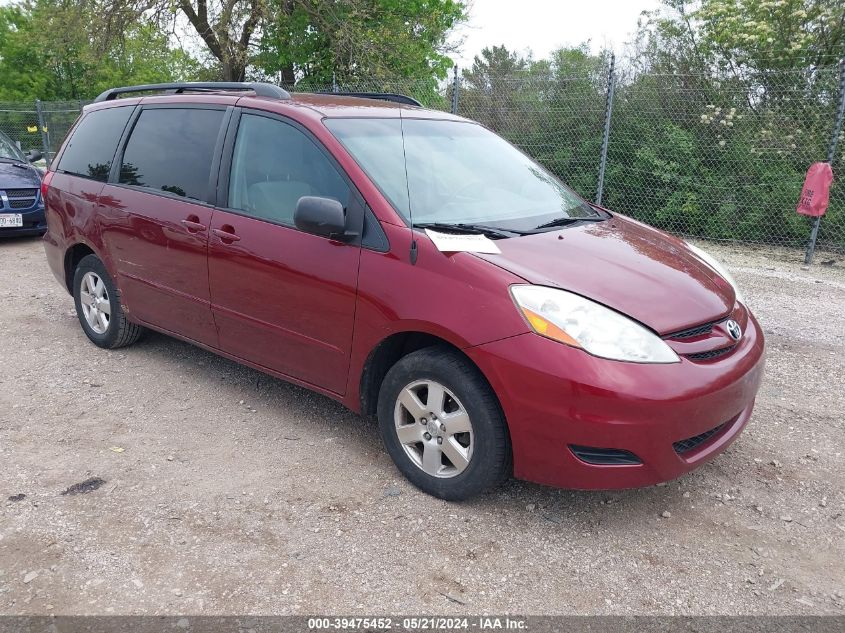 2009 Toyota Sienna Le VIN: 5TDZK23C89S228180 Lot: 39475452