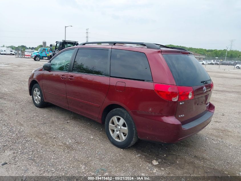 2009 Toyota Sienna Le VIN: 5TDZK23C89S228180 Lot: 39475452