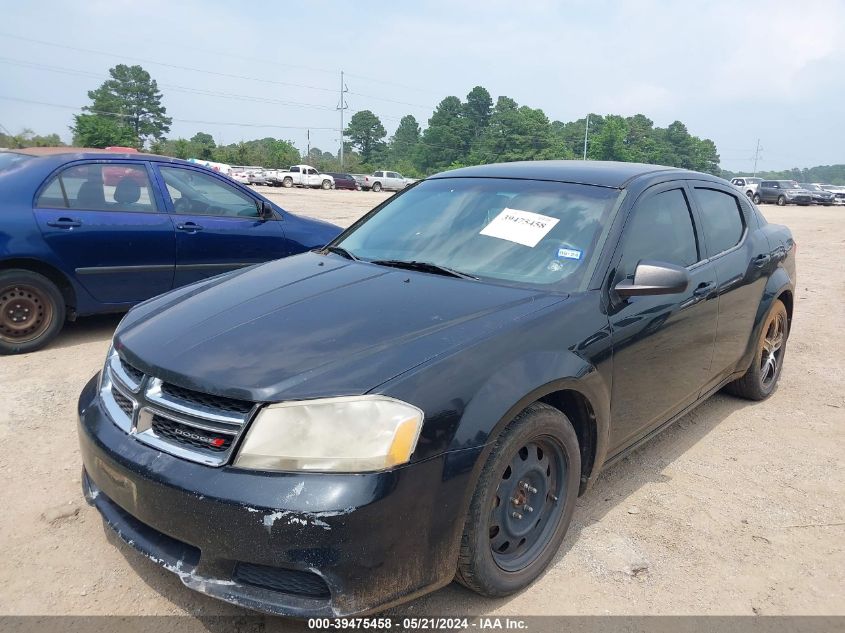 2013 Dodge Avenger Se VIN: 1C3CDZAB2DN627253 Lot: 39475458