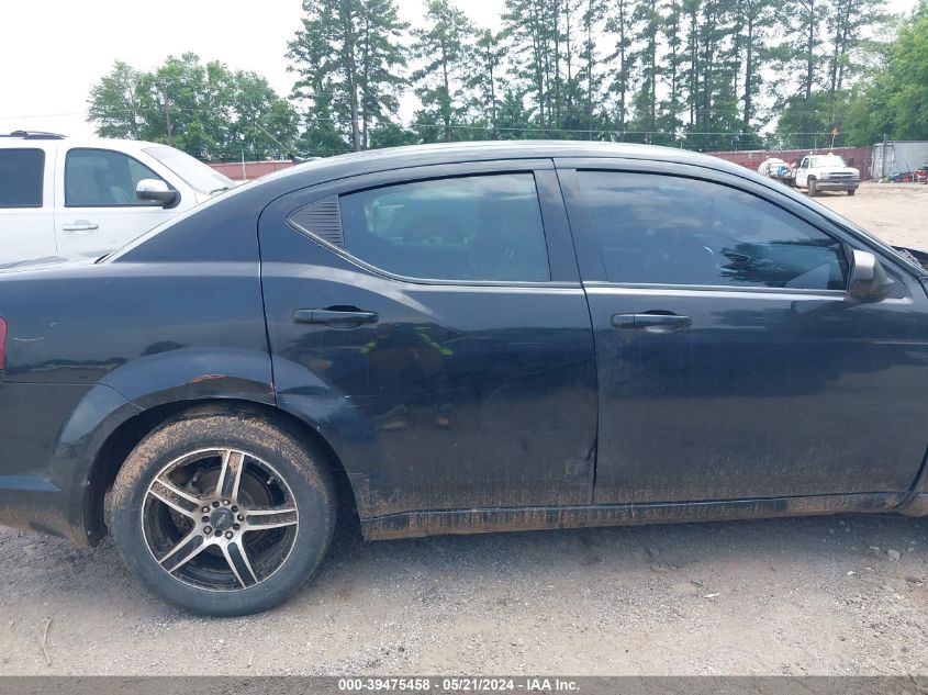 2013 Dodge Avenger Se VIN: 1C3CDZAB2DN627253 Lot: 39475458