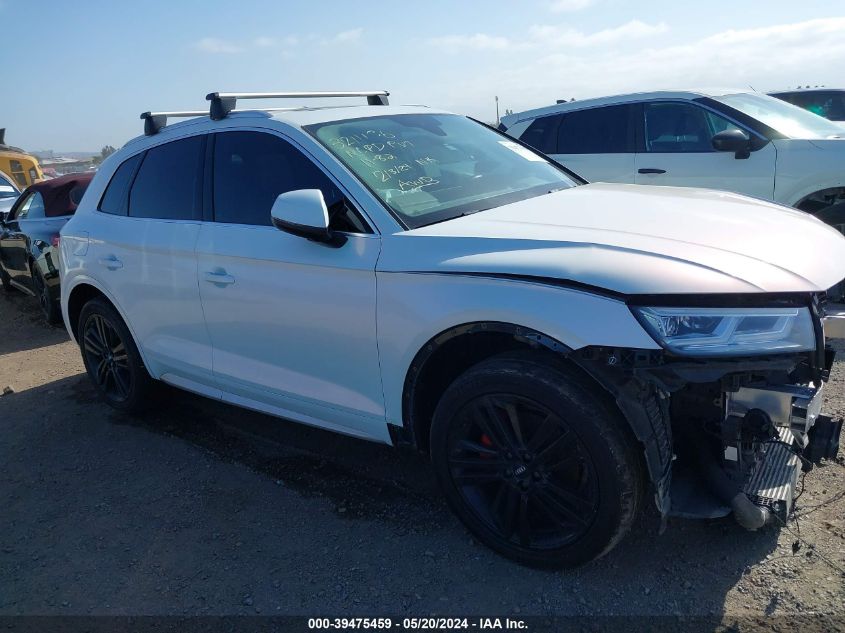 2018 Audi Q5 2.0T Premium/2.0T Tech Premium VIN: WA1BNAFY1J2205890 Lot: 39475459