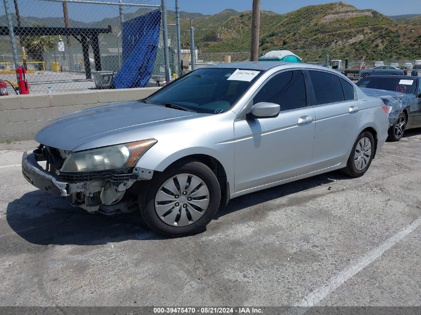 2009 Honda Accord 2.4 Lx VIN: 1HGCP26399A092871 Lot: 39475470