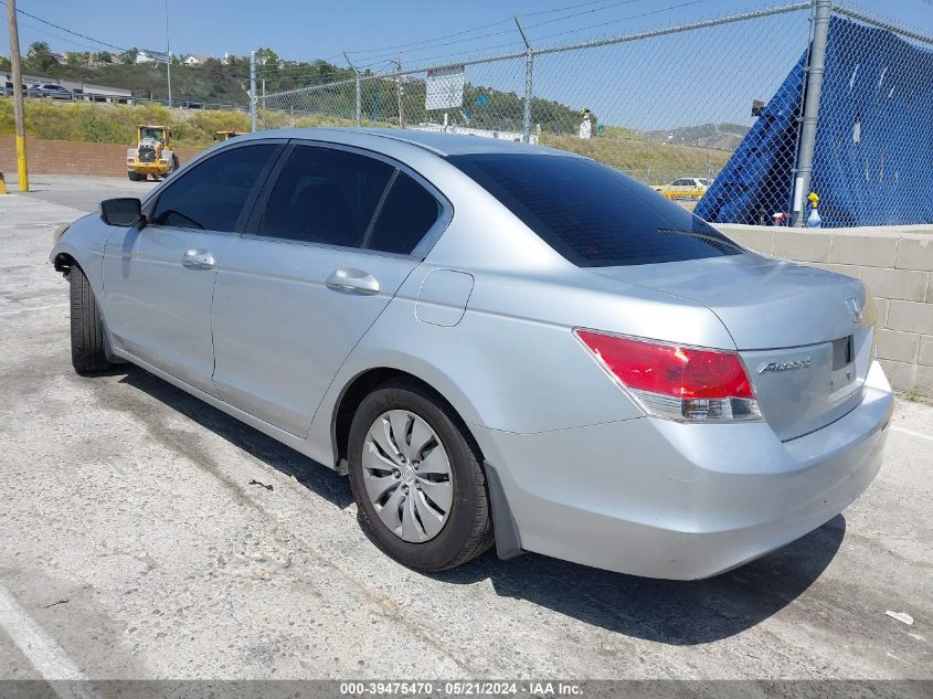 2009 Honda Accord 2.4 Lx VIN: 1HGCP26399A092871 Lot: 39475470