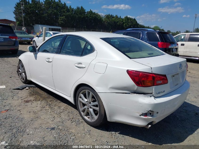 2006 Lexus Is 350 VIN: JTHBE262565003789 Lot: 39475472