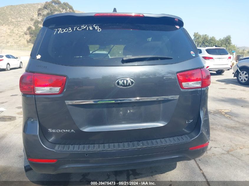 KNDMB5C16H6281209 2017 Kia Sedona Lx