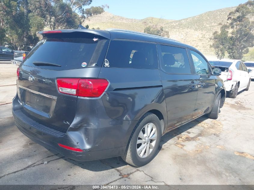 2017 Kia Sedona Lx VIN: KNDMB5C16H6281209 Lot: 39475473