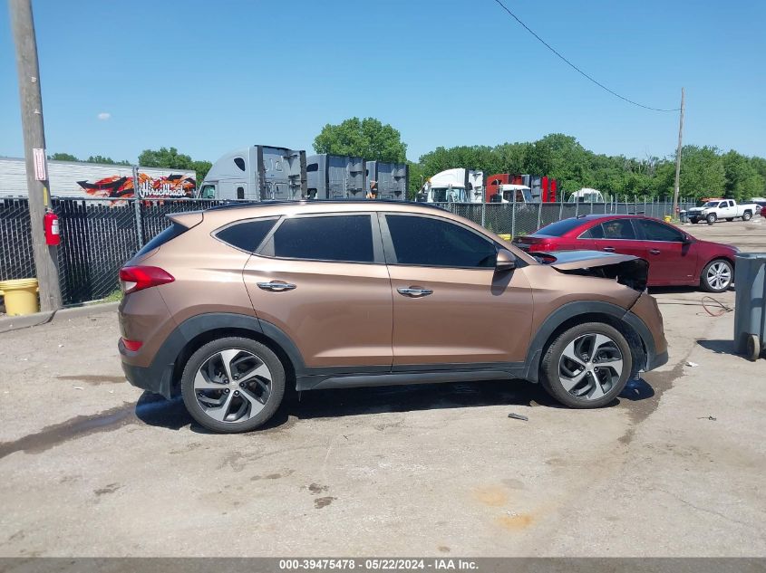 2016 Hyundai Tucson Limited VIN: KM8J33A20GU163520 Lot: 39475478