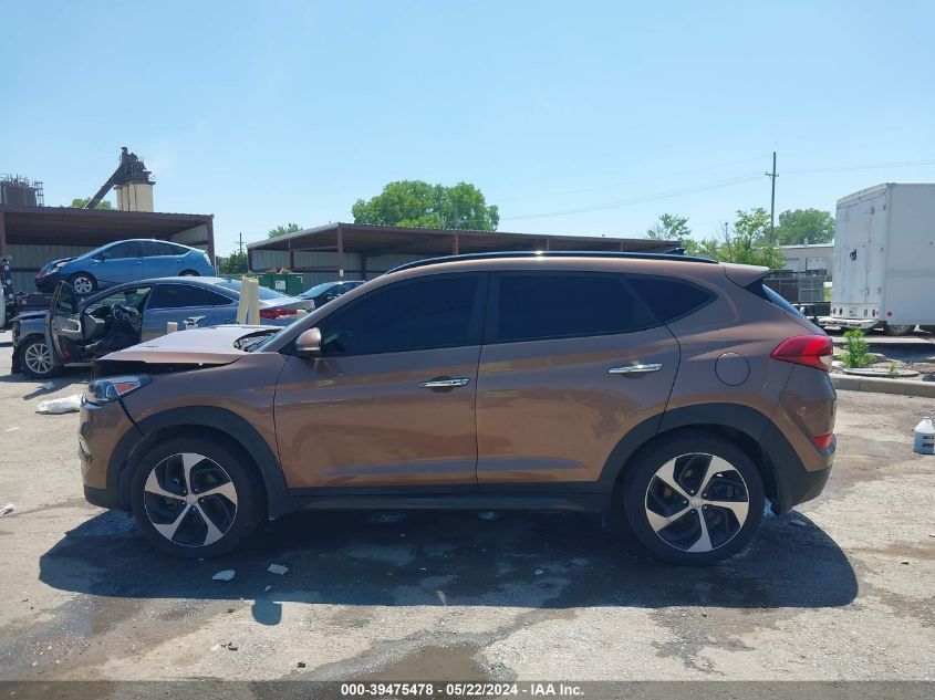 2016 Hyundai Tucson Limited VIN: KM8J33A20GU163520 Lot: 39475478