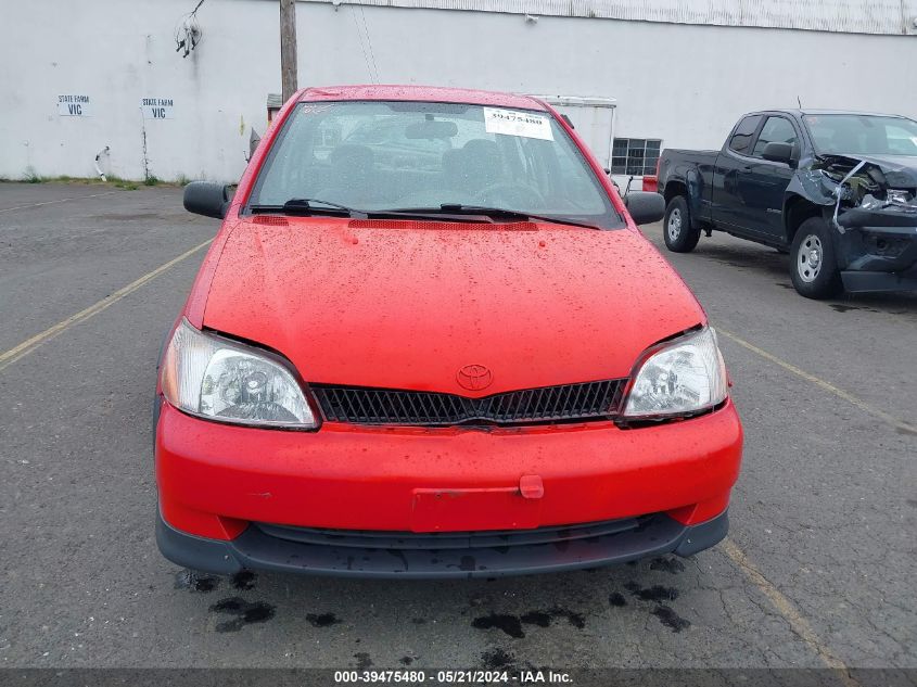 2000 Toyota Echo VIN: JTDBT1238Y0058026 Lot: 39475480