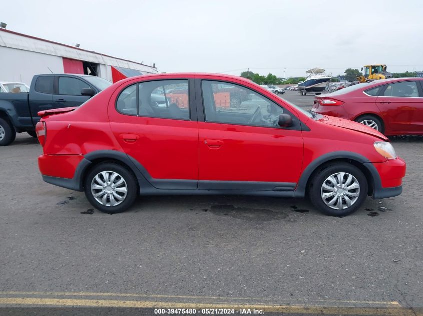 2000 Toyota Echo VIN: JTDBT1238Y0058026 Lot: 39475480