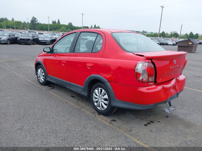 2000 Toyota Echo VIN: JTDBT1238Y0058026 Lot: 39475480