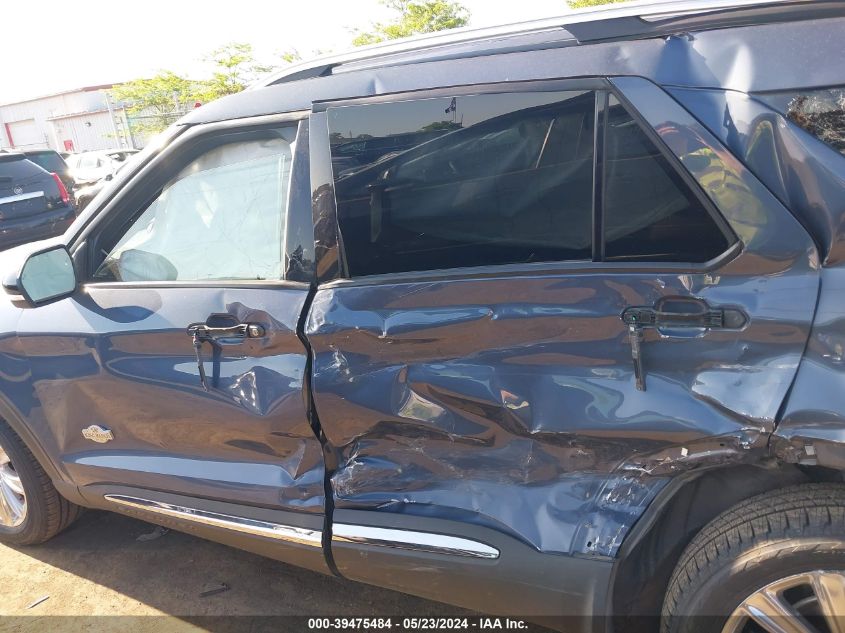 2021 Ford Explorer King Ranch VIN: 1FM5K8LC9MGC40077 Lot: 39475484